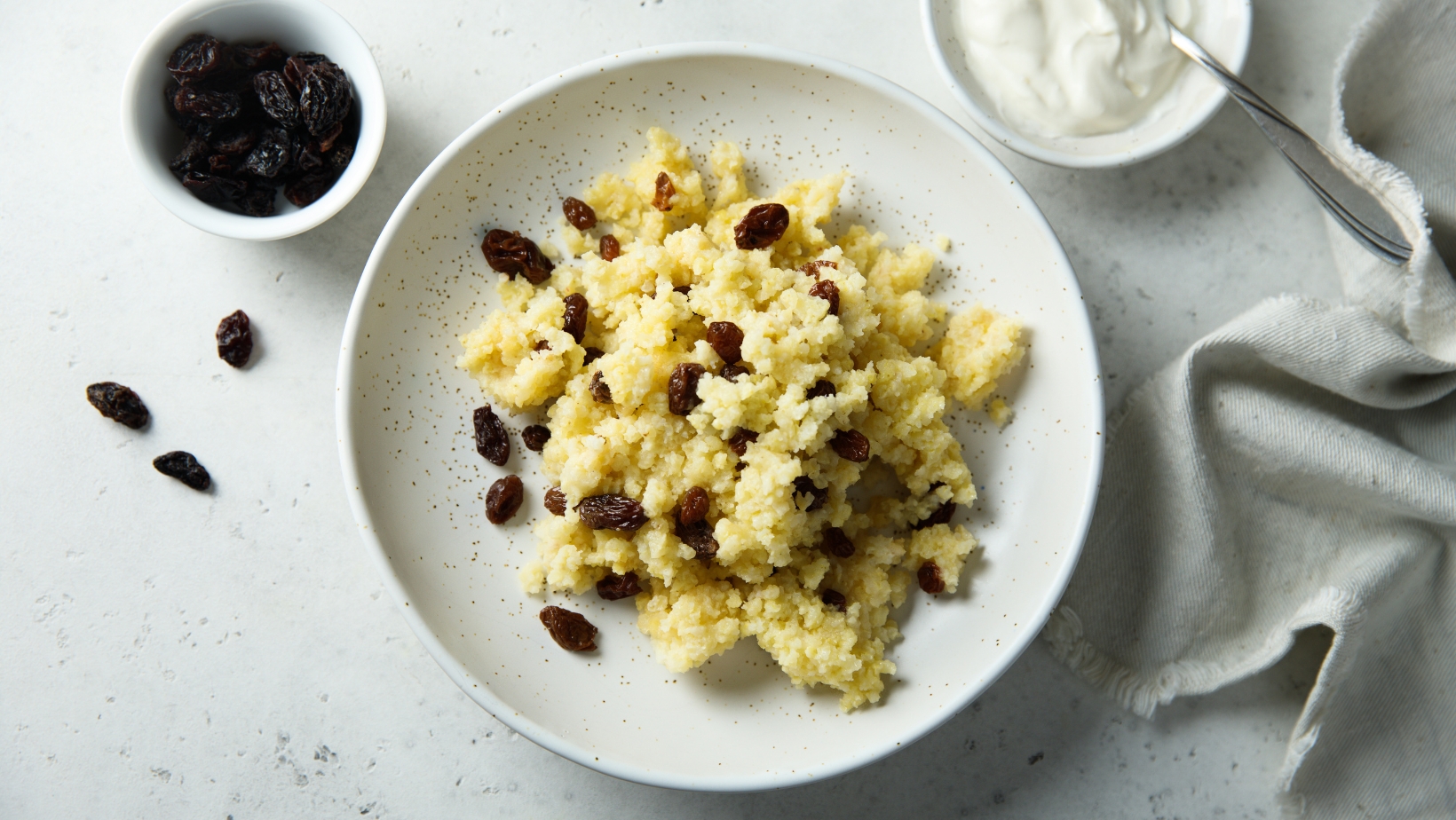 Millet Porridge with Chopped Apricots and Almonds