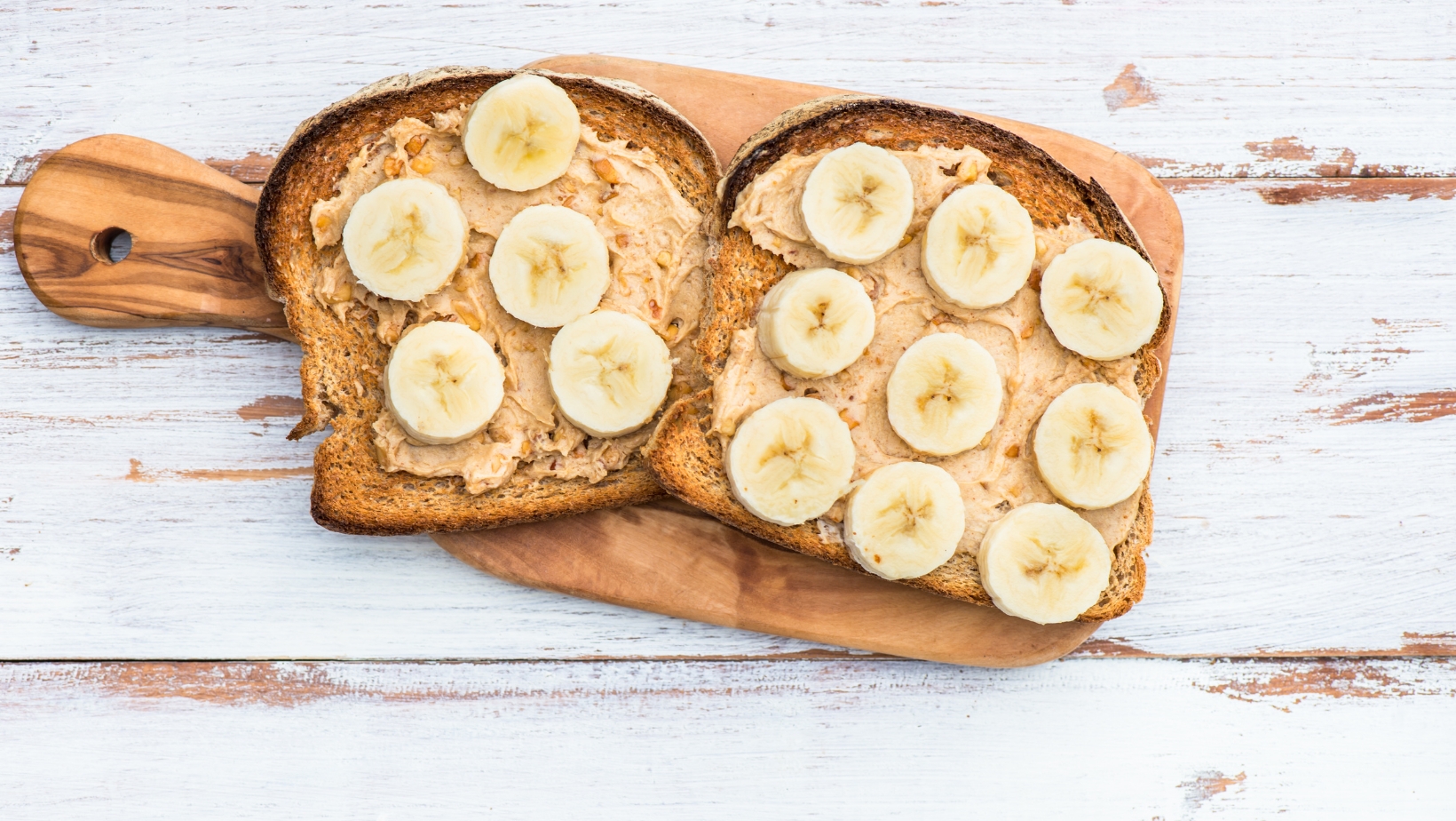 Whole-Grain Toast with Nut Butter and Dry Fruit Toppings