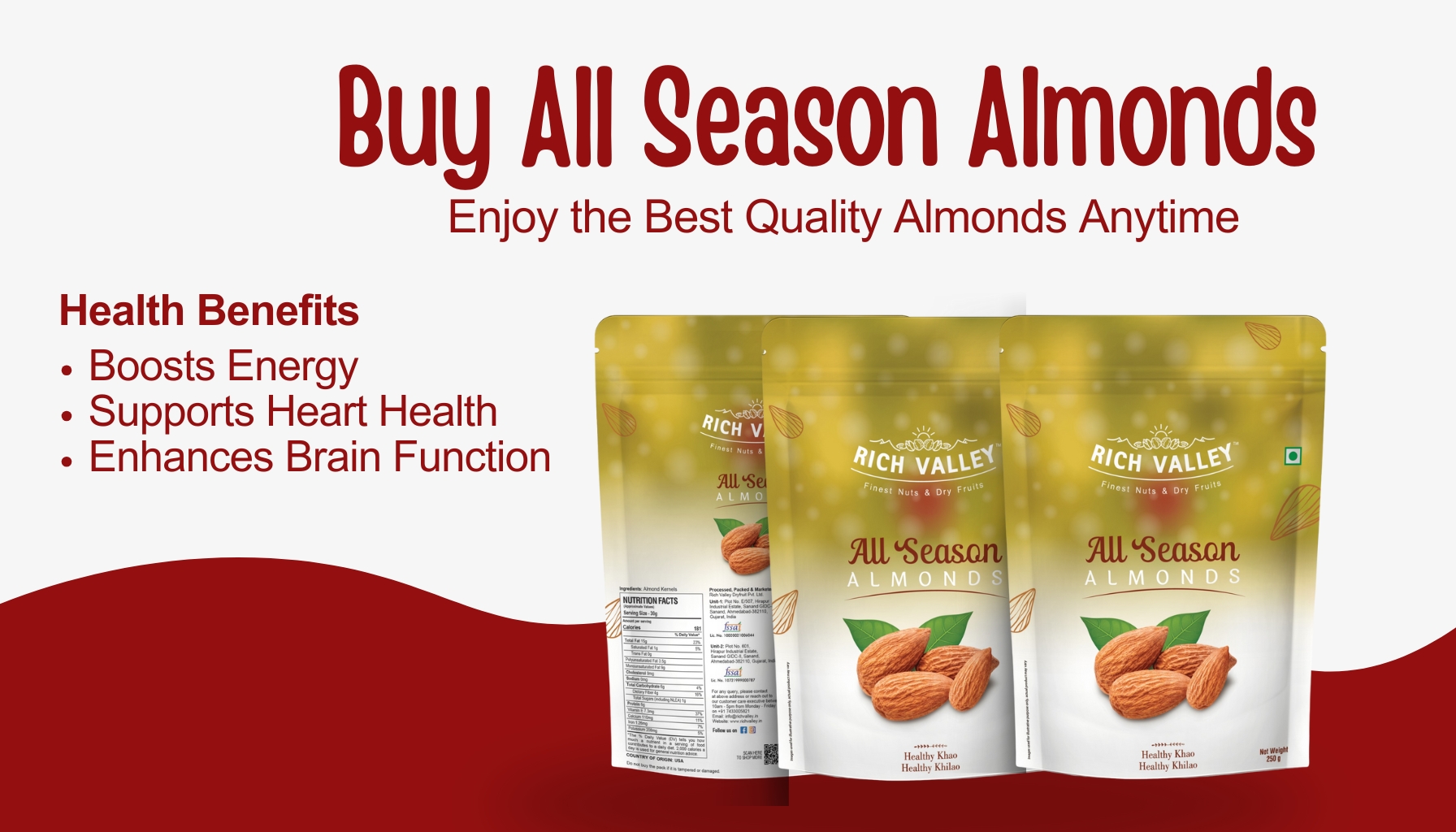 Buy All Season Almonds Online